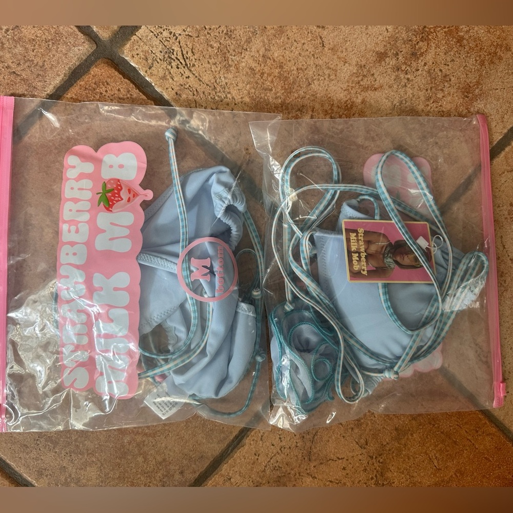 STRAWBERRY MILK MOB SEA BOB BIKINI- new with tags, never worn - Picture 6 of 8